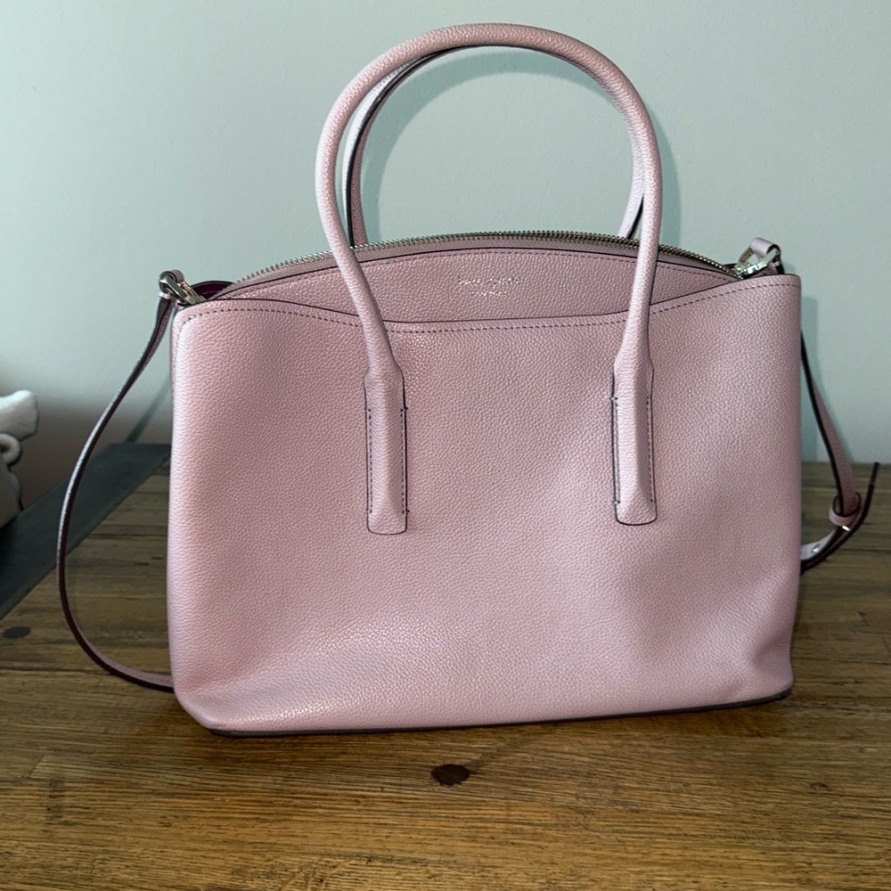Kate Spade Elegant Pink Leather Handbag